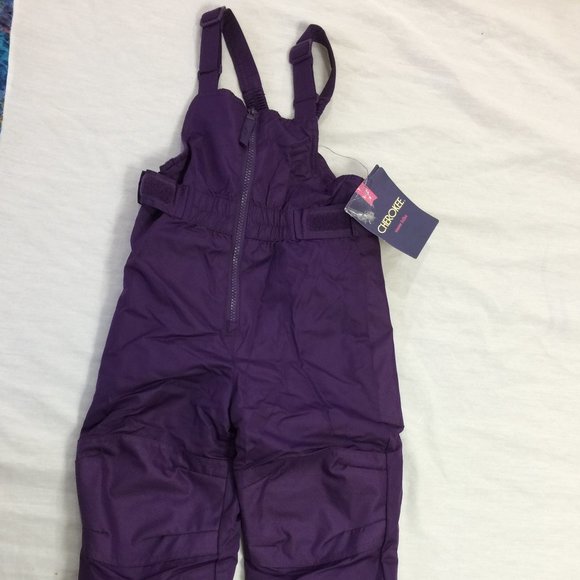 🪸🪸🪸 NWT CHEROKEE GIRLS SNOW SKI BIBS OVERALLS PANTS SIZE 4 🪸🪸🪸